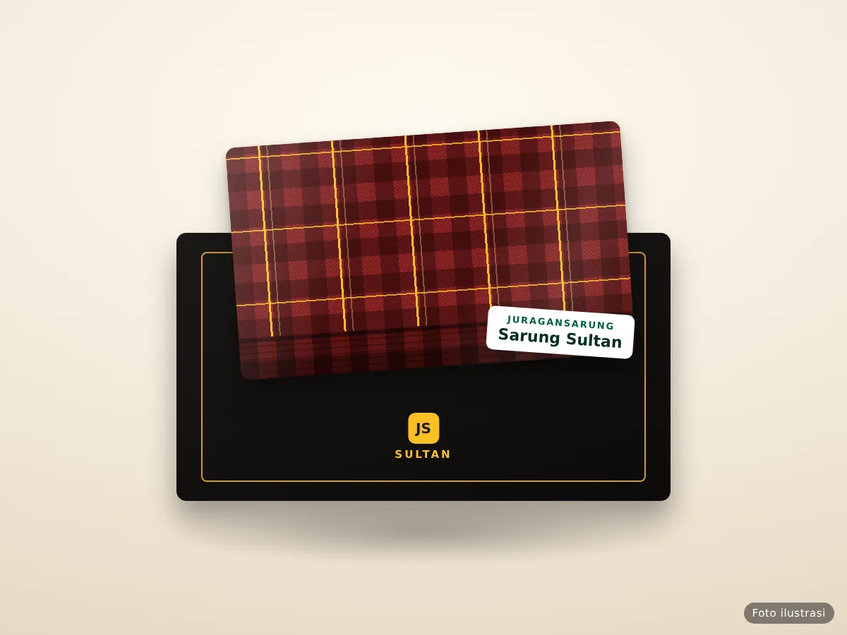 Sarung Sultan BSY Double Twist dengan Exclusive Box
